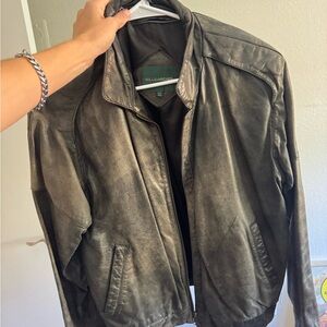 Men's Black Leather Jacket
